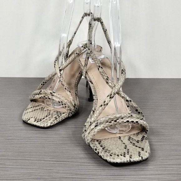 BP. Billy Strappy Sandal, Snake Print Size 6M - Picture 4 of 11